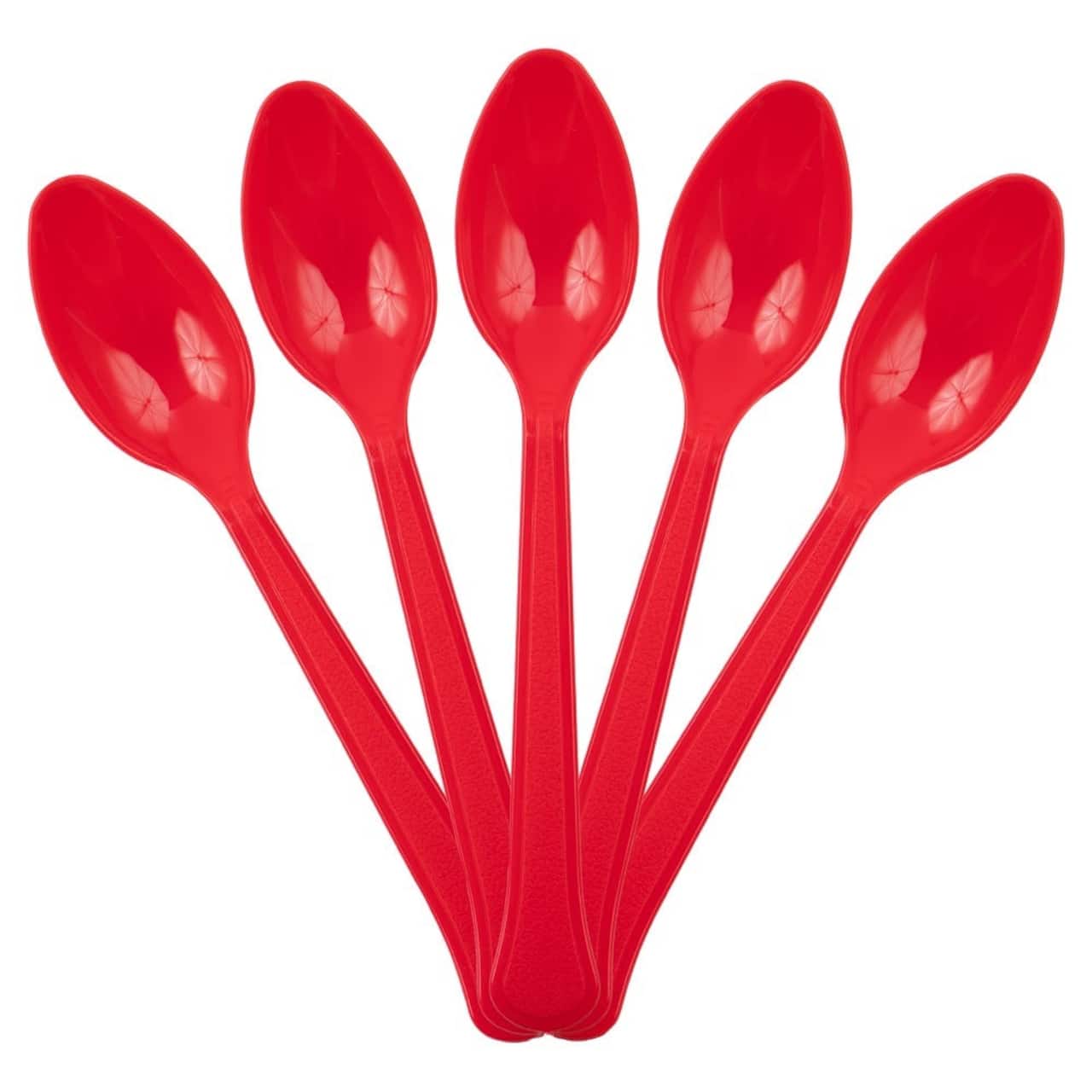 JAM Paper Premium Disposable Plastic Spoons, 48ct.